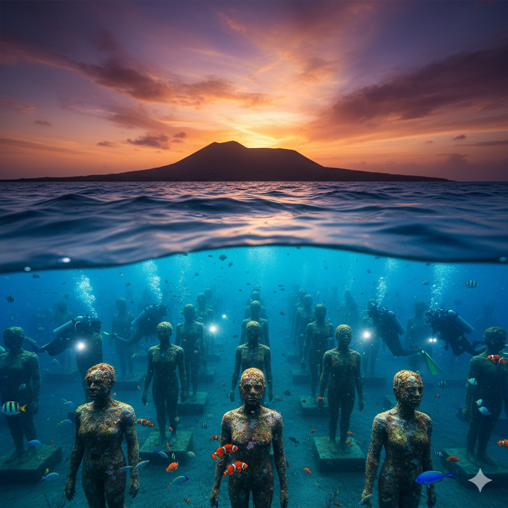 Salida de buceo Lanzarote con Museo Atlántico 2